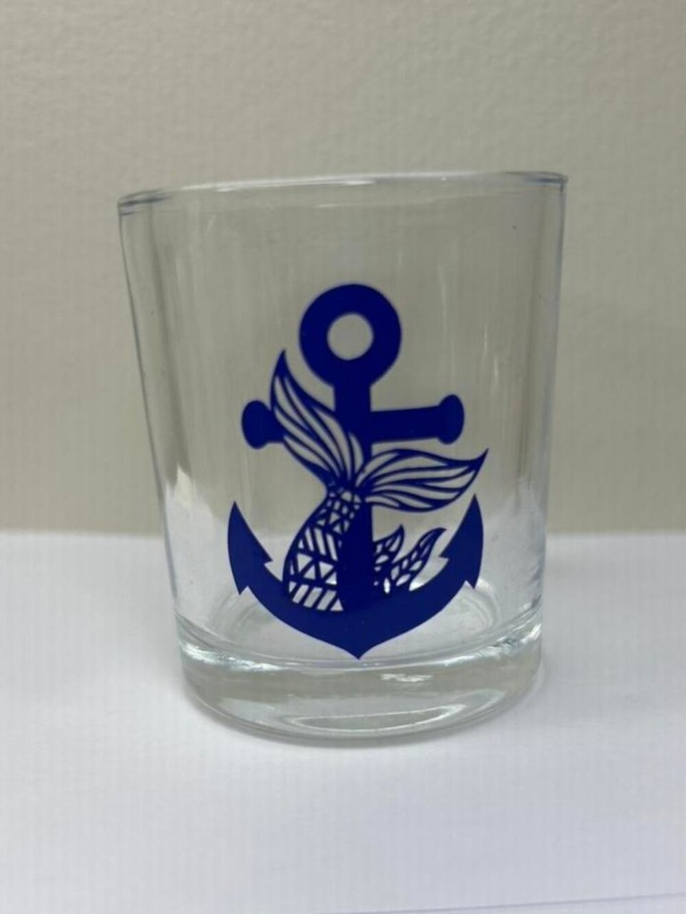 Anchor and Mermaid Tail Shot Glass